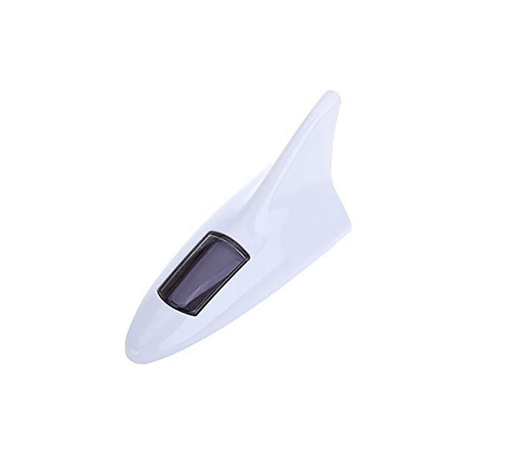 New Shark Fins Lamp Car Solar Energy Light Lamp  - White