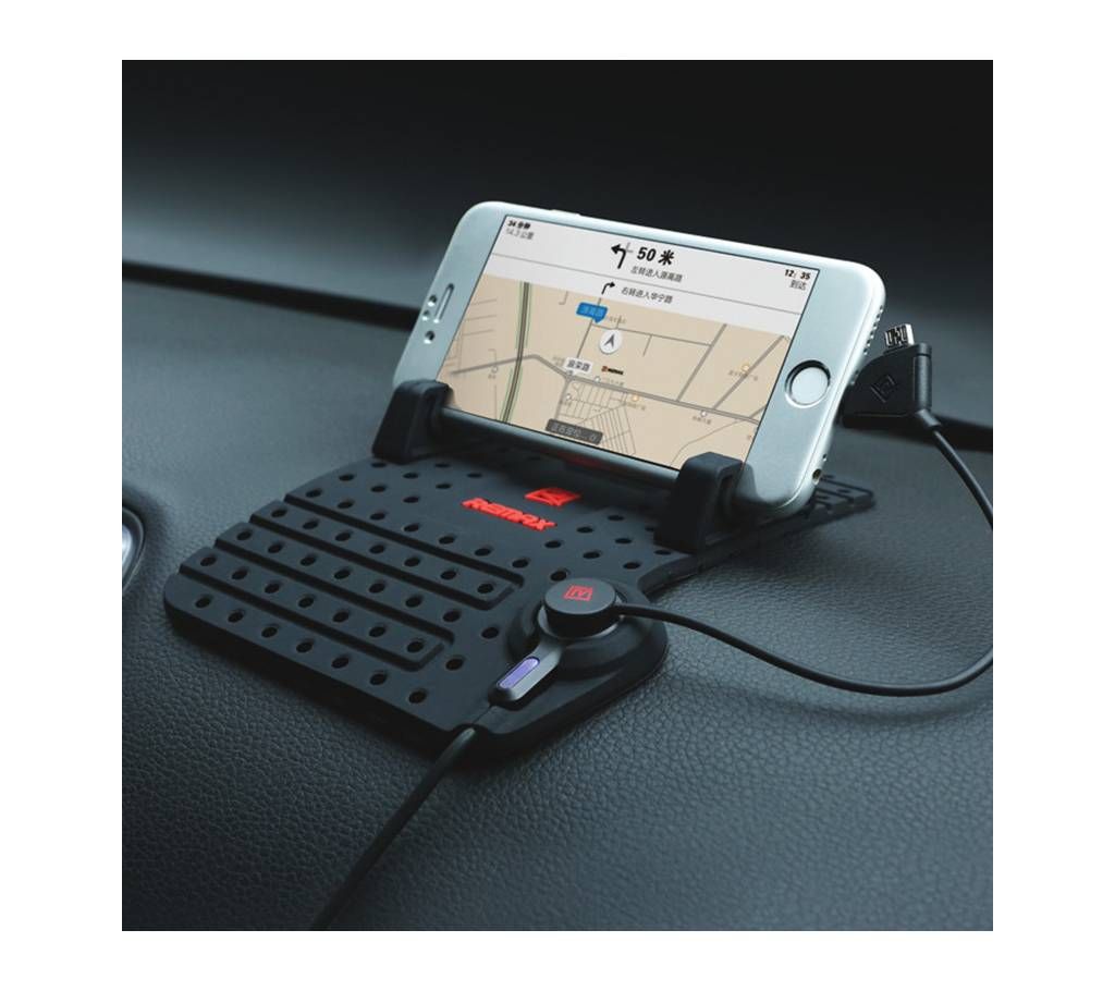 ORIGINAL REMAX Flexible Dash Board Car Holder with Magnetic Charging Output