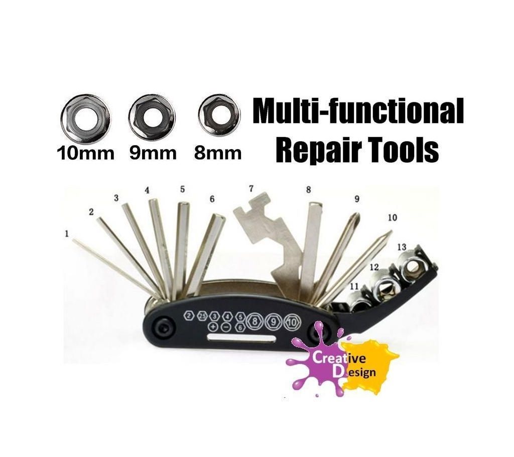 16 in 1 Bike pocket repair tools set bicycle-DNM2917