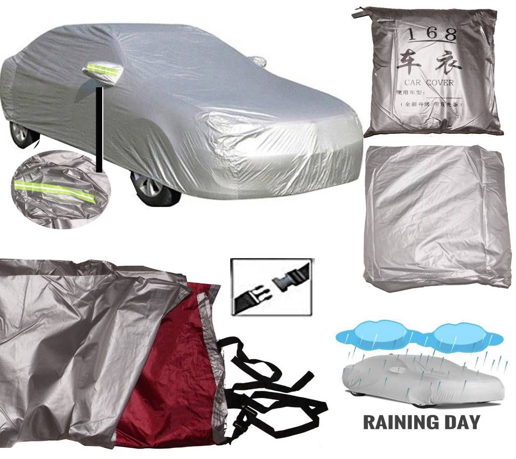 Car Body Cover for Toyota Allion/Premio/Axio-2010-ON Silver Color Waterproof
