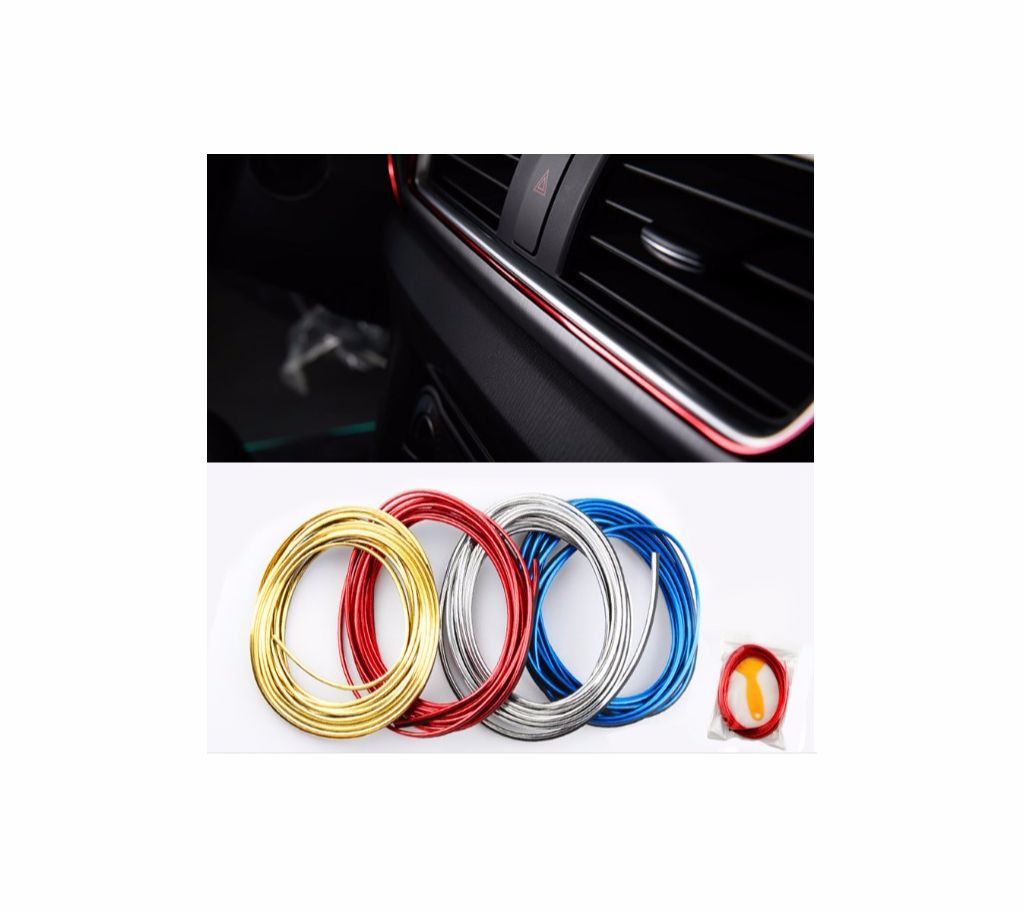 5M Car Interior Decor Point Edge Strip Trim Door Panel Molding Accessories