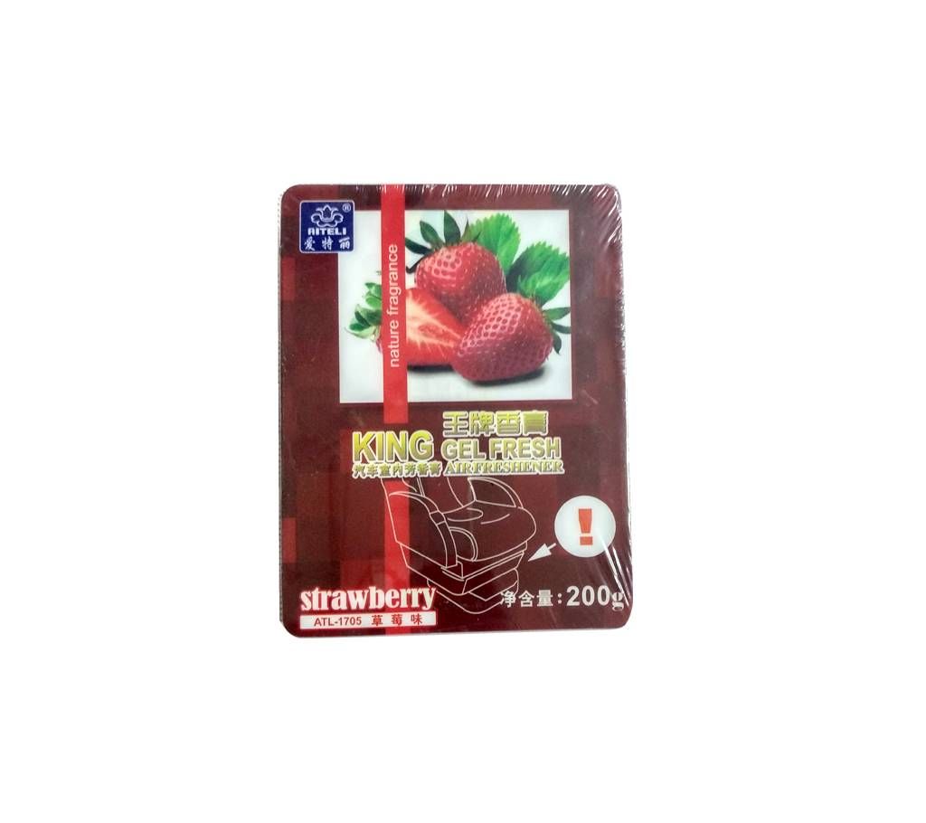 Gel Car Perfume King Strawberry - 200g China 
