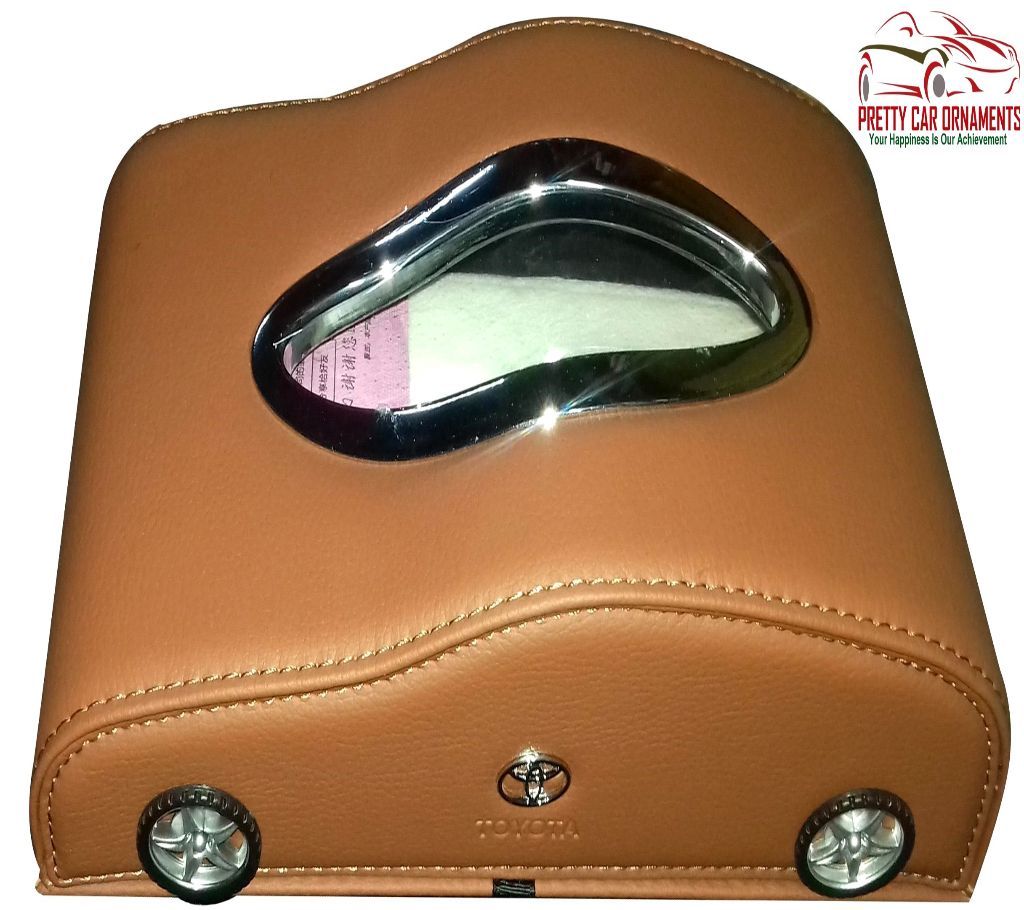 Car Shaped Leather Facial Tissue Box 