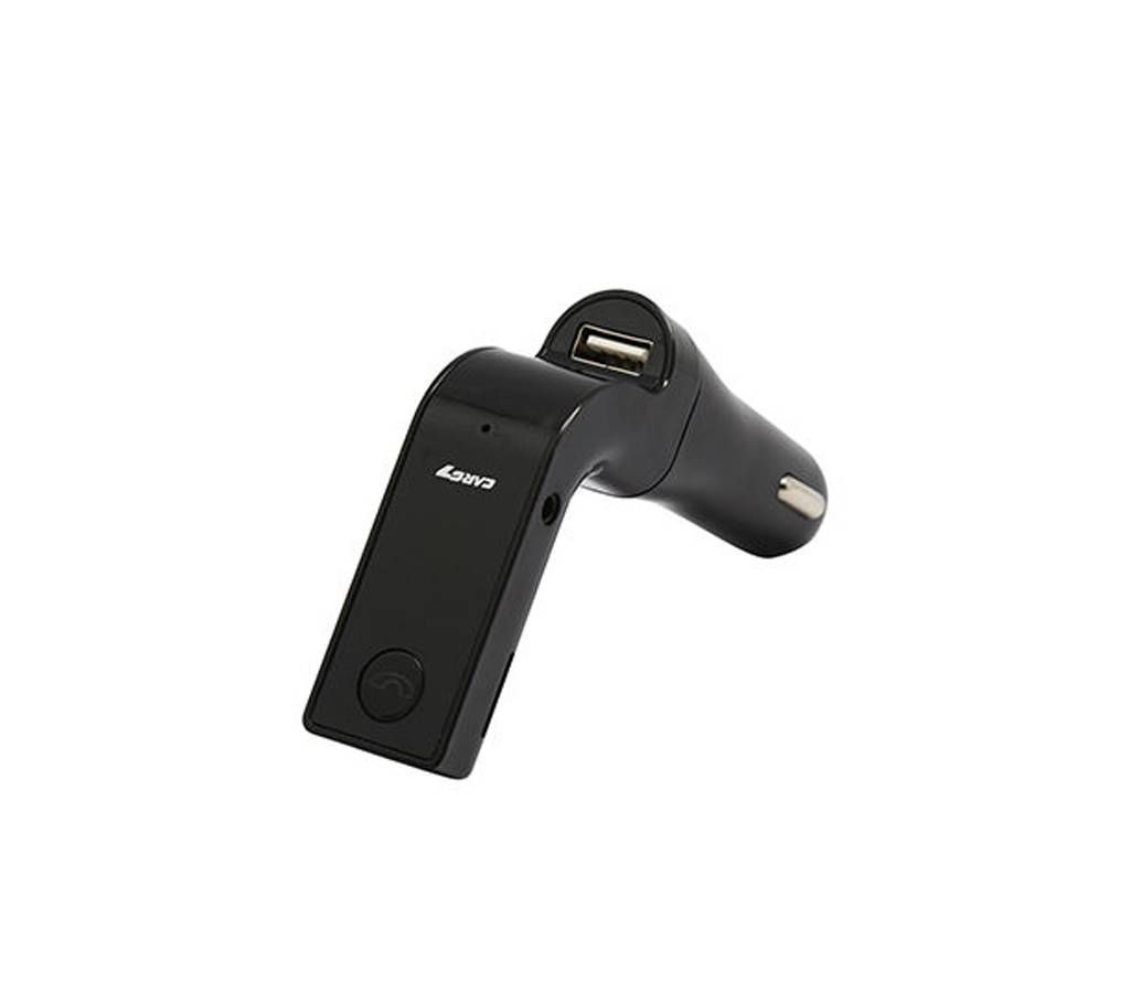 Car Charger S7 FM Bluetooth MP3 - Black