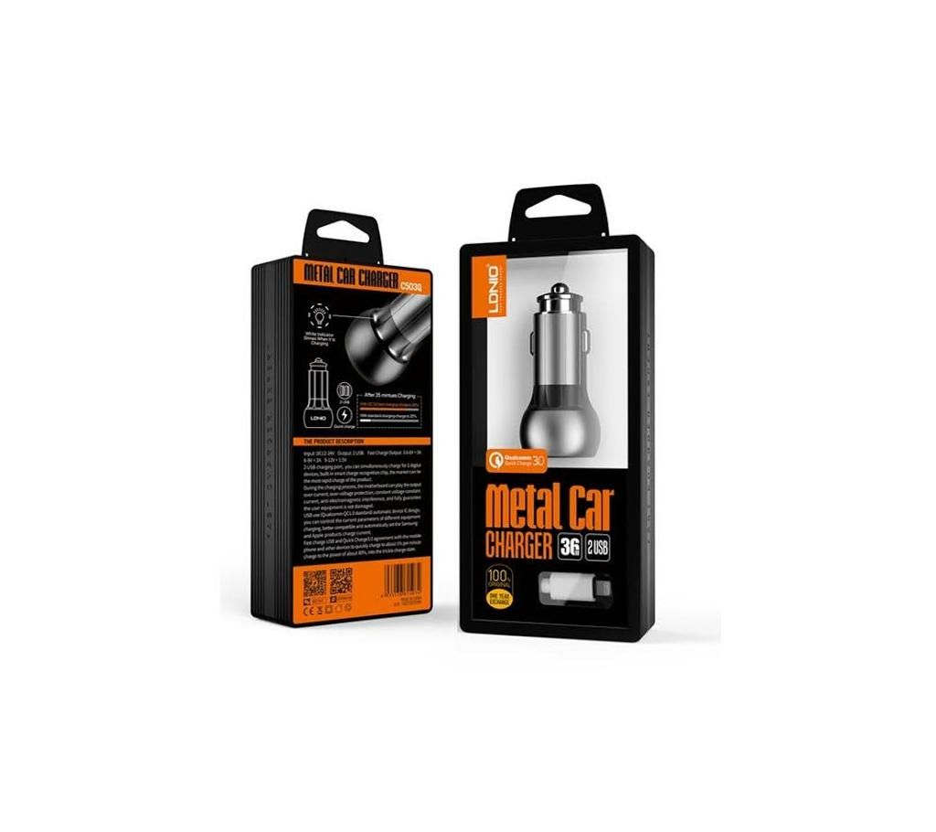 LDNIO METAL CAR CHARGER