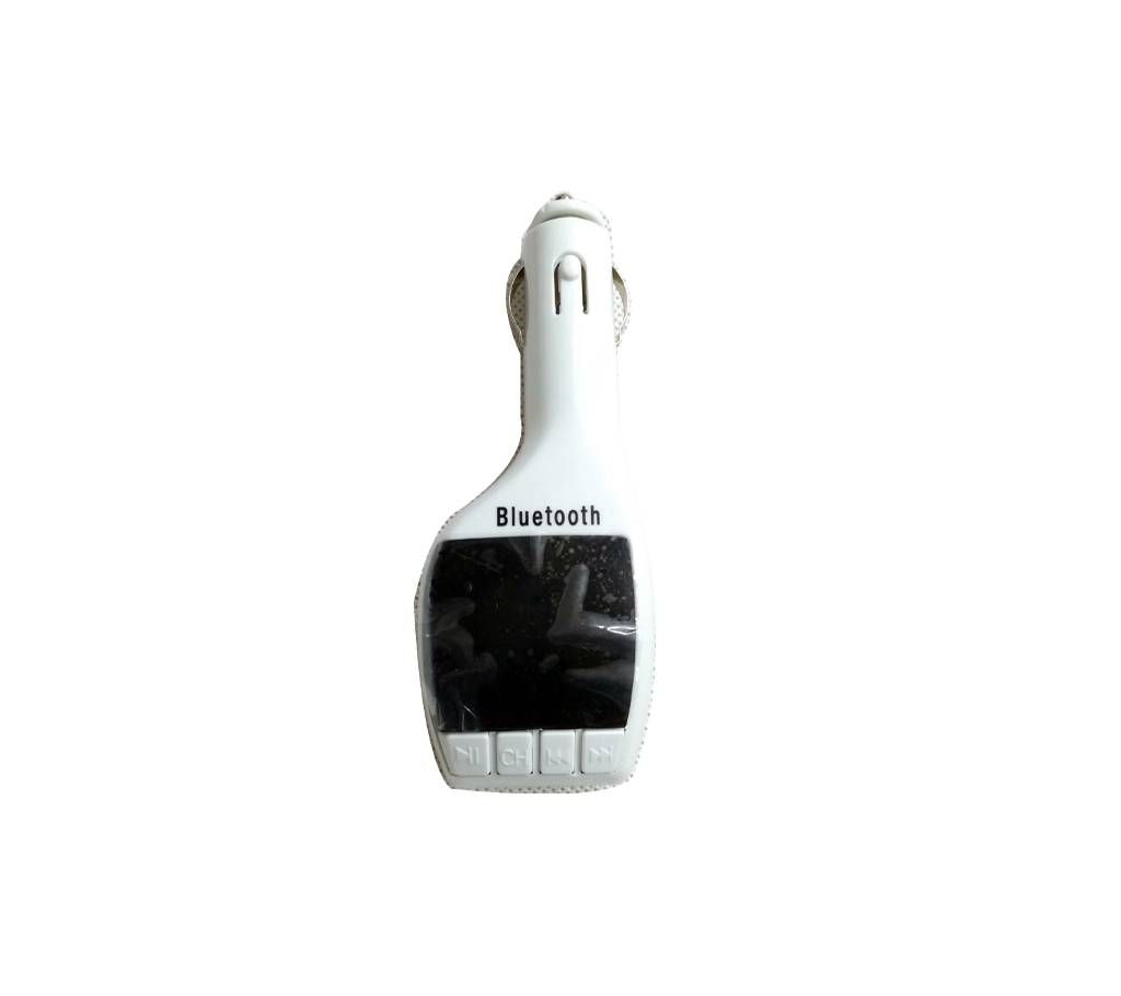 Car Charger FM Bluetooth MP3 - White