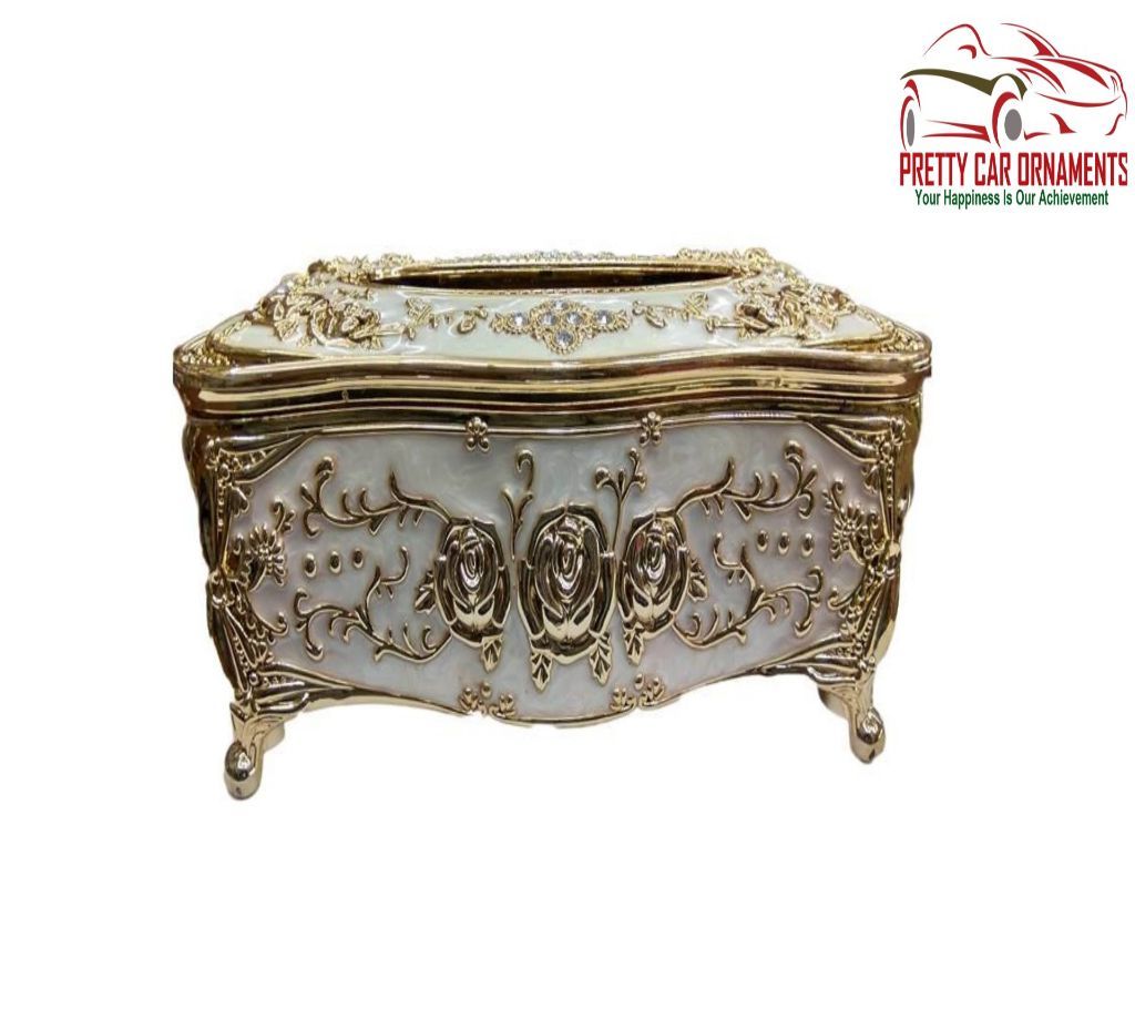 Universal Luxury European Style Acrylic Tissue Box Fashion High Grade Home Office KTV Hotel Car Facial Tissue Box Case Holder