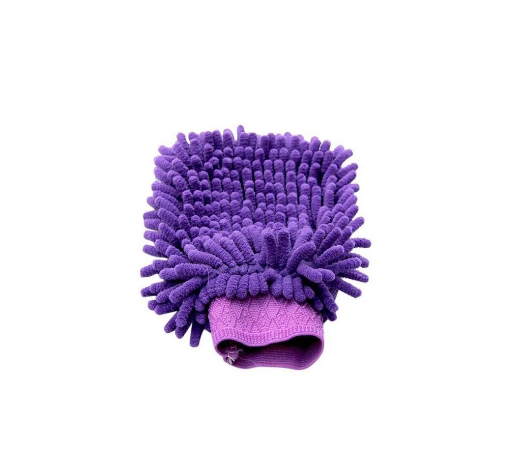 Microfiber Car Washing Gloves,, Purple