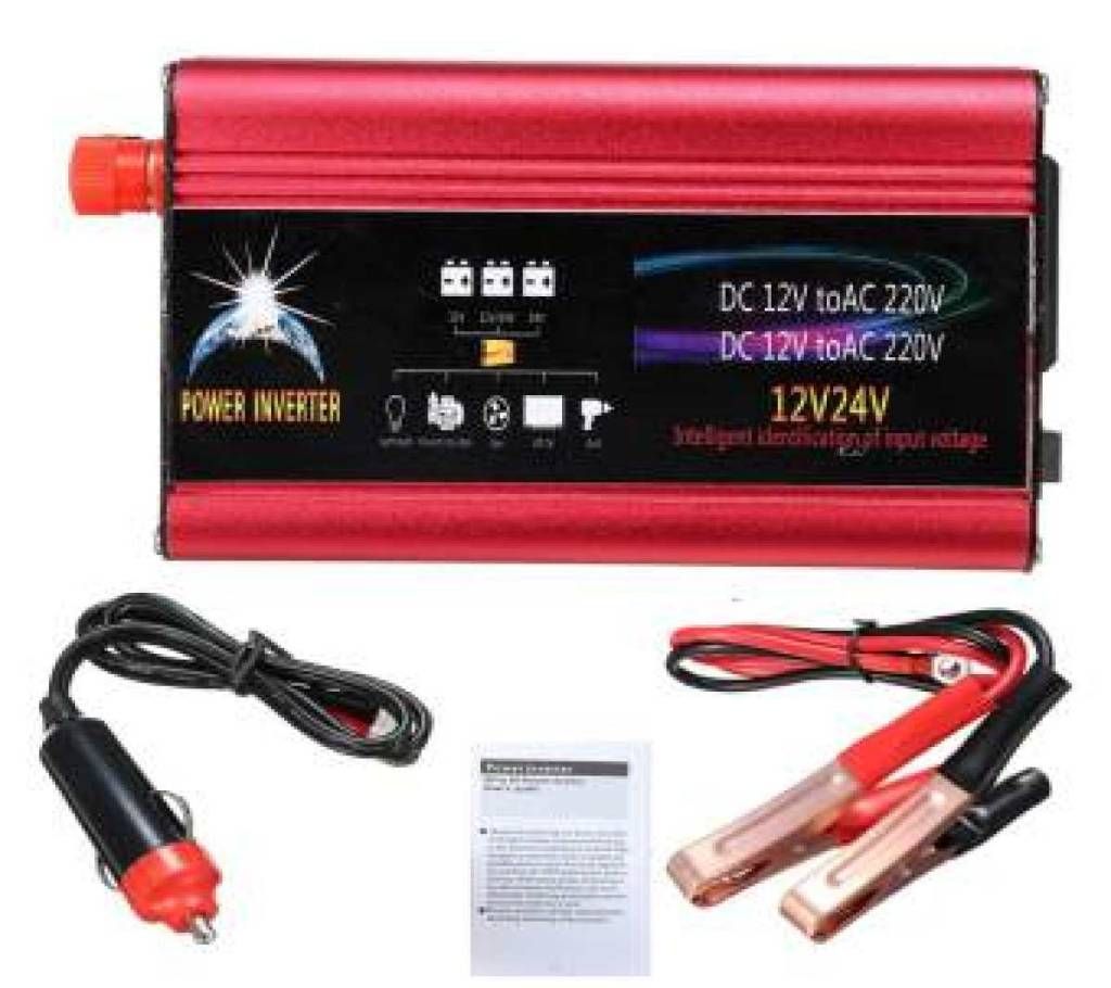 3000W DC12/24V To AC 220V Sine Wave Power Inverter Car Charger USB Converter
