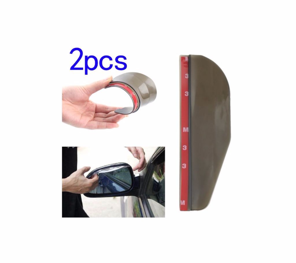 Car Rearview Mirror Glass Rain Shield Water Guard-1Pair