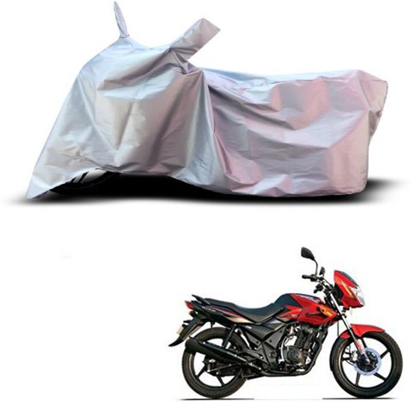 APNEK Waterproof Two Wheeler Cover for TVS  (Flame DS 125, Silver)