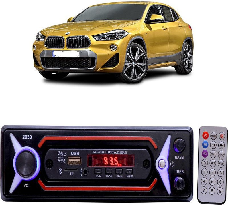 JBRIDERZ JB-2030 Red BLUETOOTH/USB/SD/AUX/FM/MP3 Car Stereo ( Single Din) G-71 Car Stereo  (Single Din)