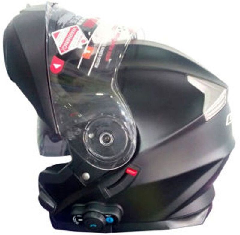 LS2 FF318-XL Motorbike Helmet  (Matt Black)