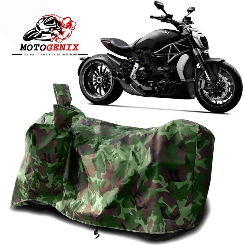 MOTOGENIX Two Wheeler Cover for Ducati  (XDiavel, Green)