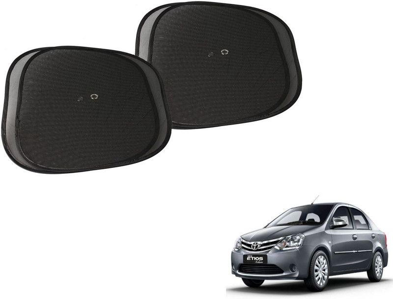 AUTYLE Side Window, Rear Window Sun Shade For Toyota Etios  (Black)