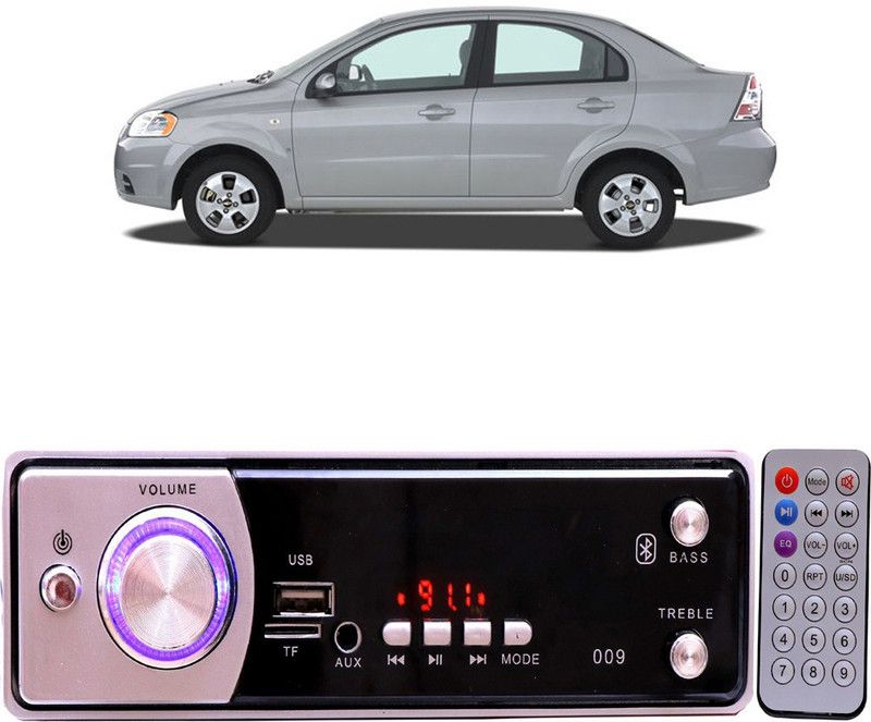 Genipap Silver009 BLUETOOTH/USB/SD/AUX/FM/MP3 Car Stereo ( Single Din) -80 Car Stereo  (Single Din)