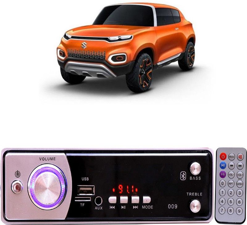 Bluedrum Silver009 BLUETOOTH/USB/SD/AUX/FM/MP3 Car Stereo ( Single Din) B-322 Car Stereo  (Single Din)