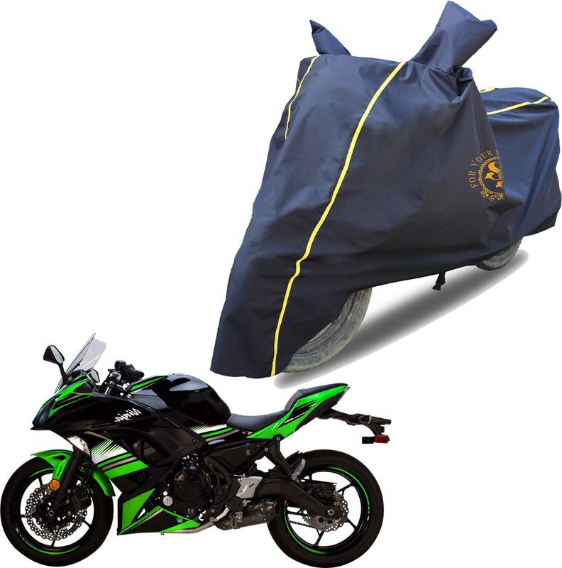 SS FOR YOUR SMART NEEDS Waterproof Two Wheeler Cover for Kawasaki  (Ninja 650, Blue)