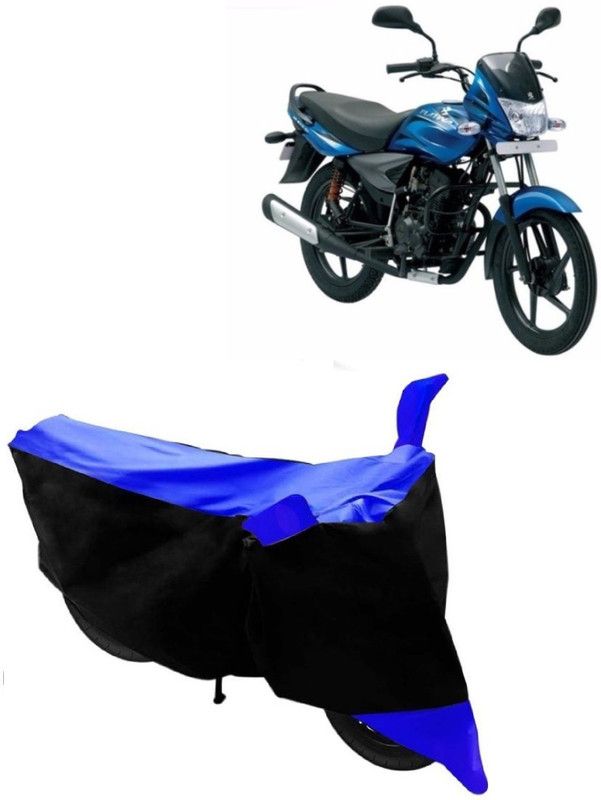 BIKECOVER Waterproof Two Wheeler Cover for Bajaj  (Platina 100 DTS-i, Blue)