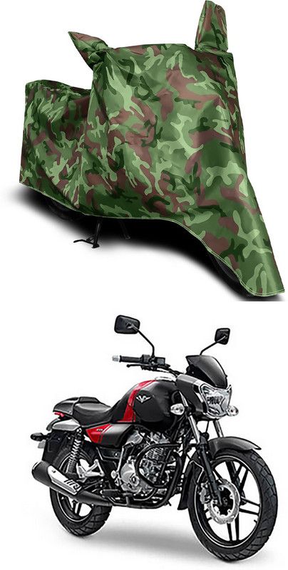 Furious3D Two Wheeler Cover for Bajaj  (V15, Multicolor)