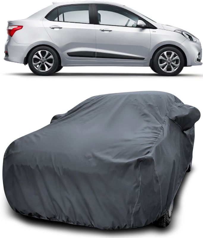 Dvis Car Cover For Hyundai Xcent (With Mirror Pockets)  (Grey)