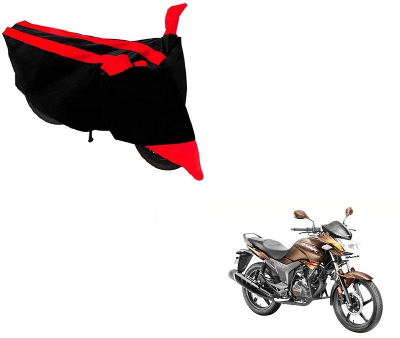 AUTYLE Two Wheeler Cover for Hero  (Hunk, Black, Red)