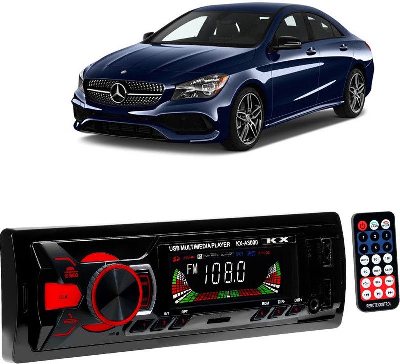 JBRIDERZ Boom Master A3000 with AUX/Bluetooth/USB/ MP3 B376 Car Stereo  (Single Din)