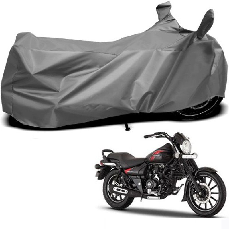 THE REAL ARV Waterproof Two Wheeler Cover for Bajaj  (Avenger, Grey)