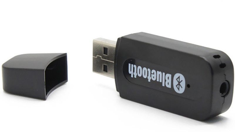 KOJO v2.1+EDR Car Bluetooth Device with 3.5mm Connector, Adapter Dongle, Audio Receiver, MP3 Player, Transmitter, USB Cable  (Black)