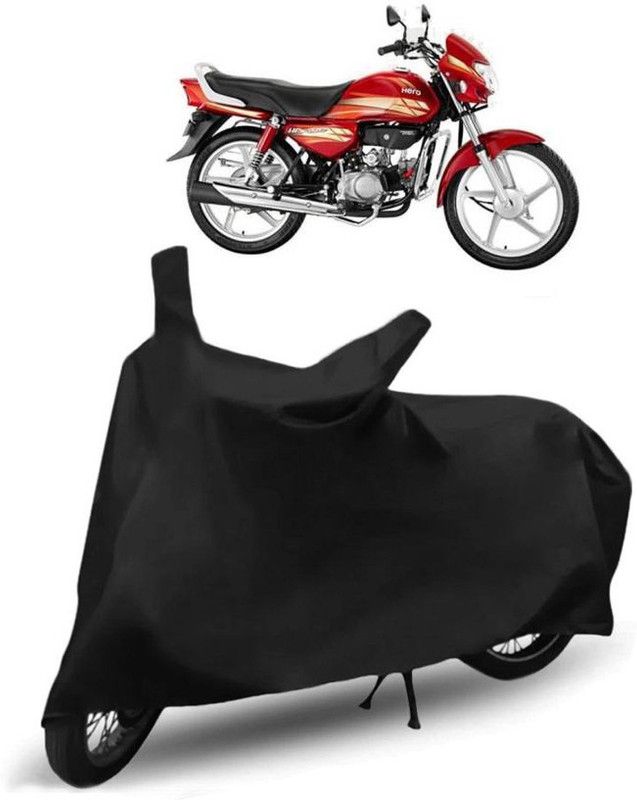 creative graphics Two Wheeler Cover for Hero  (HF, Black)