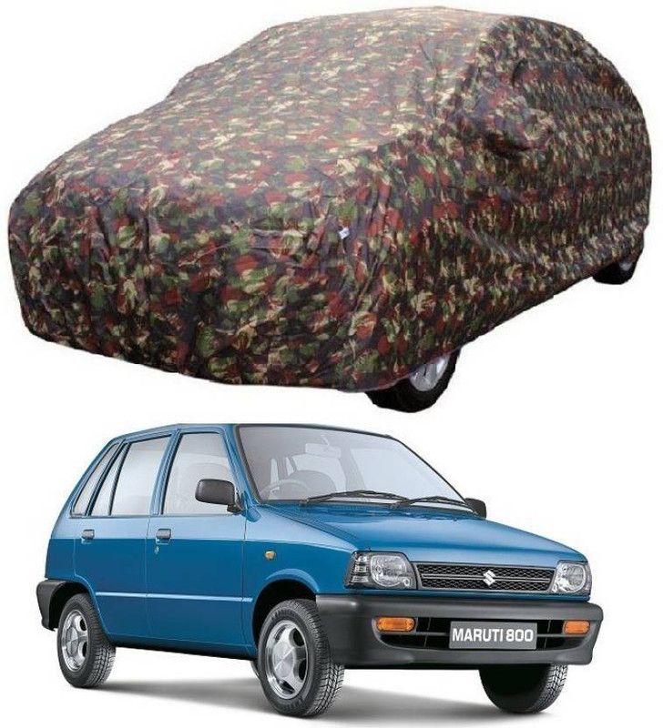 MYTECH Car Cover For Maruti Suzuki 800 (With Mirror Pockets)  (Multicolor)