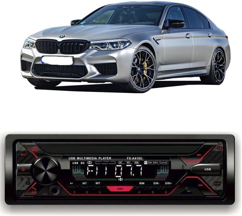JBRIDERZ Car Stereo FX- A100U Car Stereo with Bluetooth, USB, SDCard , Aux G-70 Car Stereo  (Single Din)