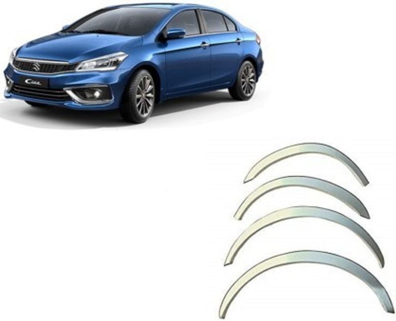 autoxin Stainless Steel Wheel Arch Chrome Fender Lining Trim Moulding 8 Glossy Maruti Ciaz Side Garnish