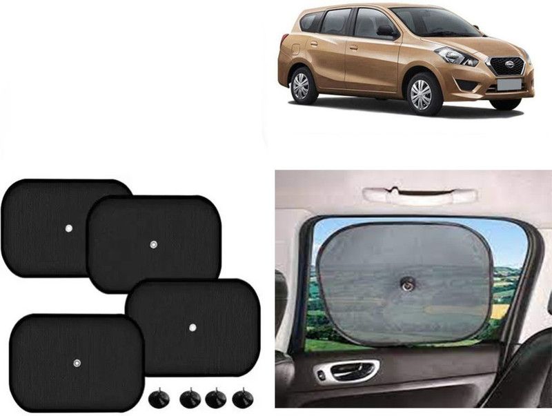 FINCOSTA Side Window Sun Shade For Datsun Go+  (Black)