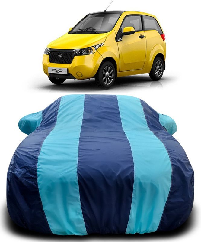Genipap Car Cover For Mahindra e2o NXT (With Mirror Pockets)  (Blue, Blue)