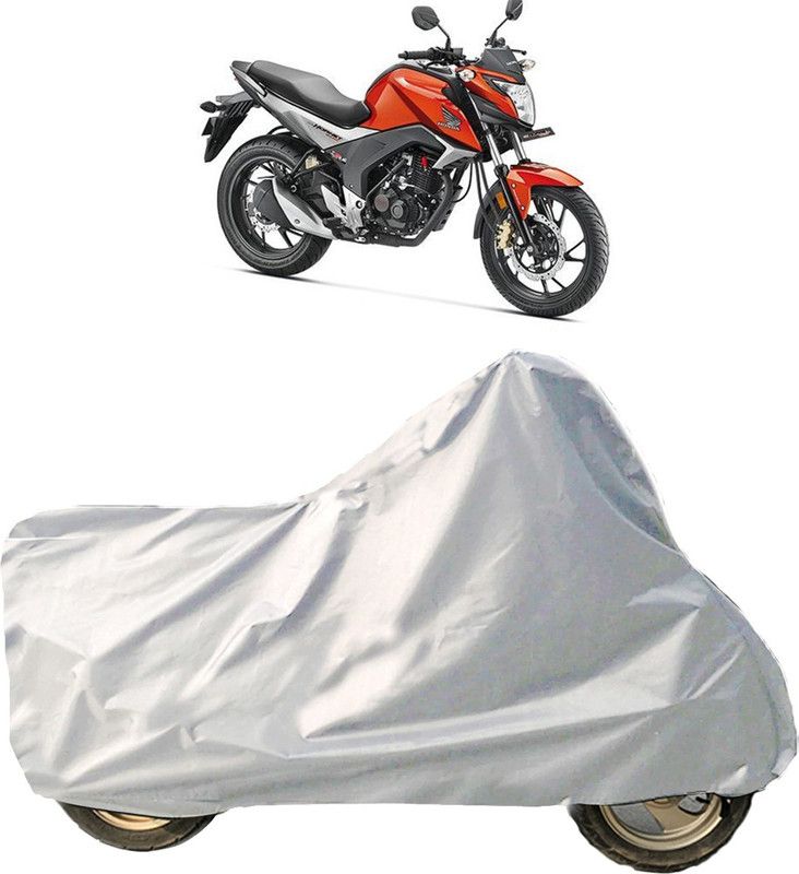 ACTOVISH Two Wheeler Cover for Honda  (CBR 150R, Silver)