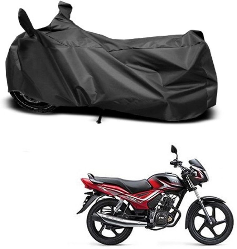 APNEK Waterproof Two Wheeler Cover for TVS  (Star City, Black)