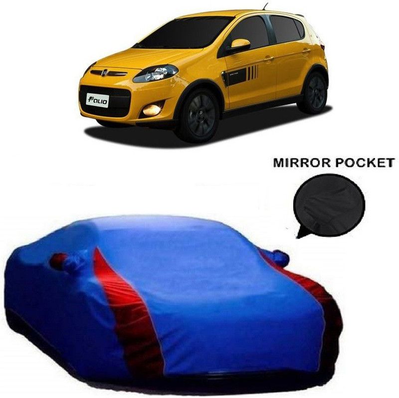 Ascension Car Cover For Fiat Palio Stile (With Mirror Pockets)  (Blue)