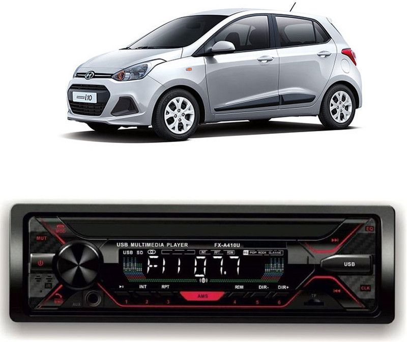 Purpleheart Car Stereo FX- A100U Car Stereo with Bluetooth, USB, SD Card , Aux P-186 Car Stereo  (Single Din)