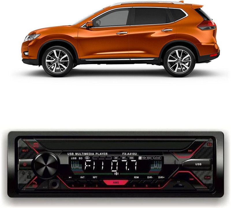 Bluedrum Car Stereo FX- A100U Car Stereo with Bluetooth, USB, SDCard , Aux B-458 Car Stereo  (Single Din)