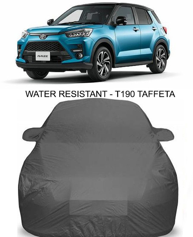 THE REAL ARV Car Cover For Toyota Raize (With Mirror Pockets)  (Grey)