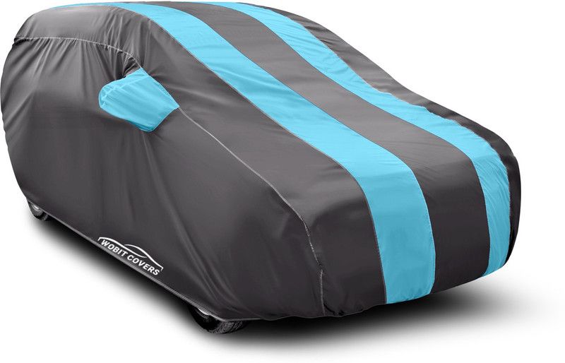 XAFO Car Cover For Toyota Venza (With Mirror Pockets)  (Blue, Grey)