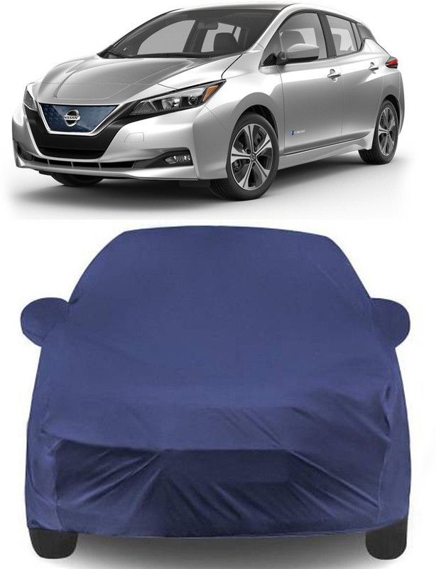 Genipap Car Cover For Nissan Leaf EV (With Mirror Pockets)  (Blue)