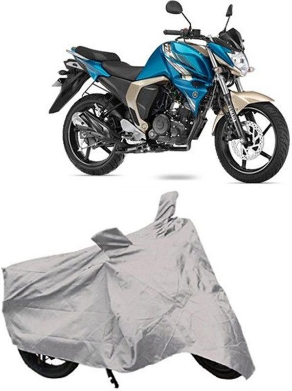 Gali Bazar Two Wheeler Cover for Yamaha  (FZ-S, Silver)