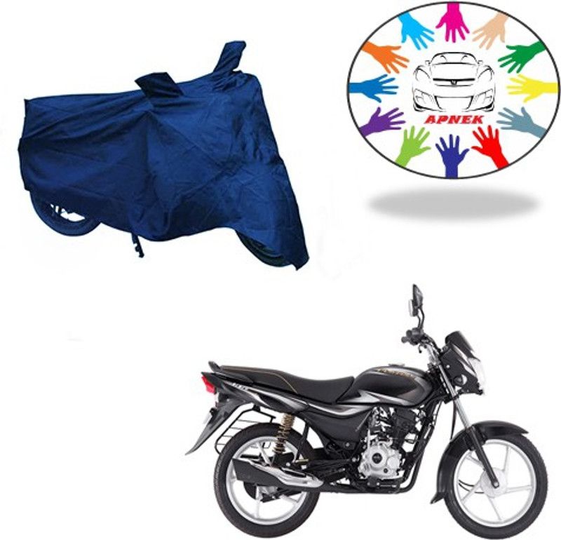 APNEK Waterproof Two Wheeler Cover for Bajaj  (Platina 100 DTS-i, Blue)