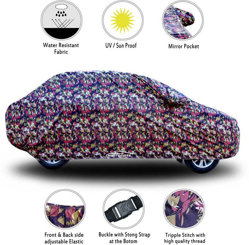 XAFO Car Cover For BMW Alpina B6 (With Mirror Pockets)  (Multicolor)