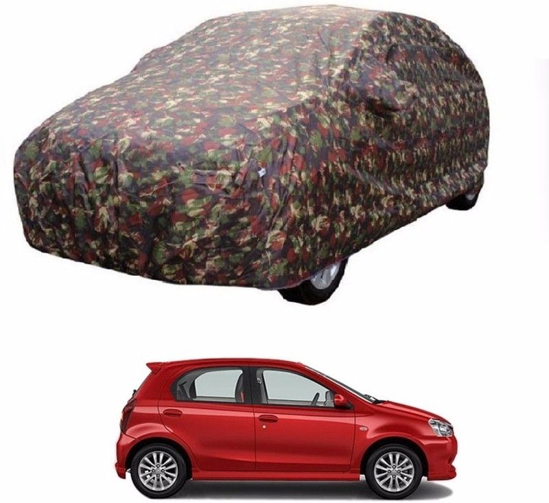 CoNNexXxionS Car Cover For Toyota Etios Liva (Without Mirror Pockets)  (Blue, For 2005, 2006, 2007, 2008, 2009, 2010, 2011, 2012, 2013, 2014, 2015, 2016, 2017, NA Models)