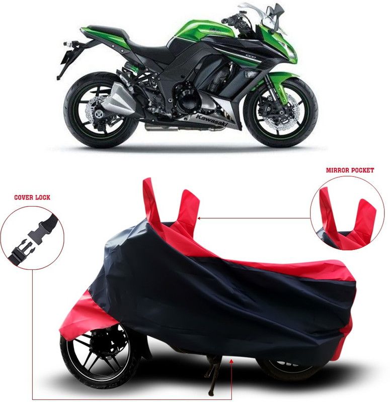 ANTHUB Two Wheeler Cover for Kawasaki  (Ninja 1000, Black)