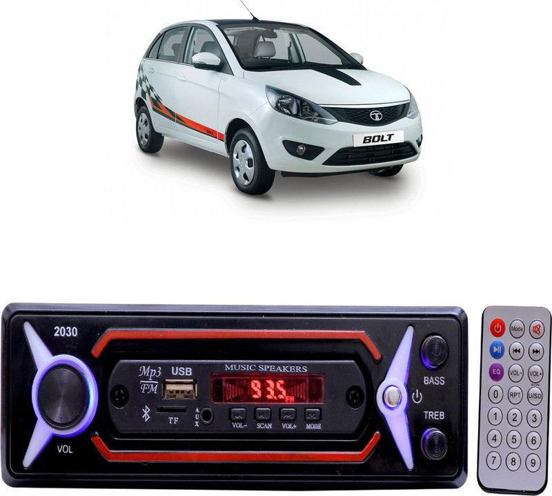JBRIDERZ JB-2030 Red BLUETOOTH/USB/SD/AUX/FM/MP3 Car Stereo ( Single Din) G-510 Car Stereo  (Single Din)