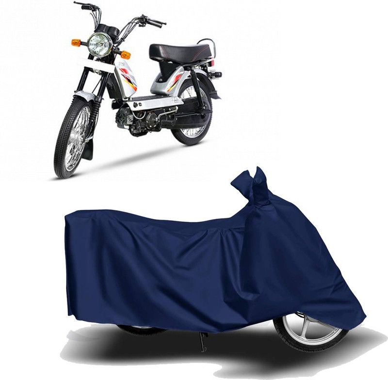 EXOME Two Wheeler Cover for TVS  (XL 100, Blue)